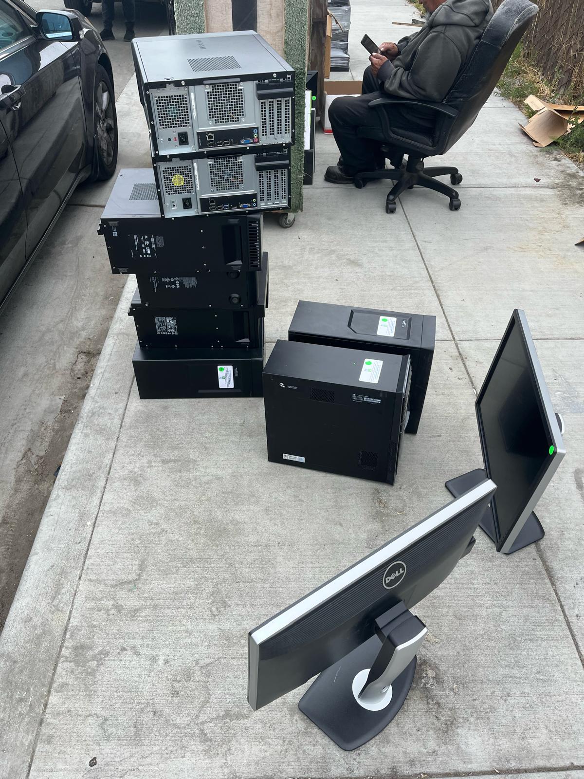 Computer equipment donation for education